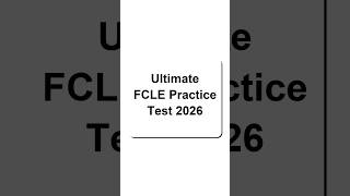 2026 Updated: FCLE Exam Study Guide Questions That Guaranteed My Pass #fcleexam