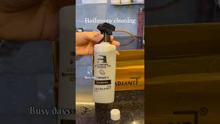 Bathroom cleaning Hard Water Stains Gone #bathroomcleaning #hardwaterstains #shorts #minivlog