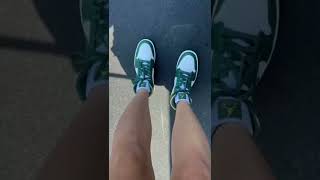 Air Jordan 1 Mid Noble Green Unboxing And On Feet