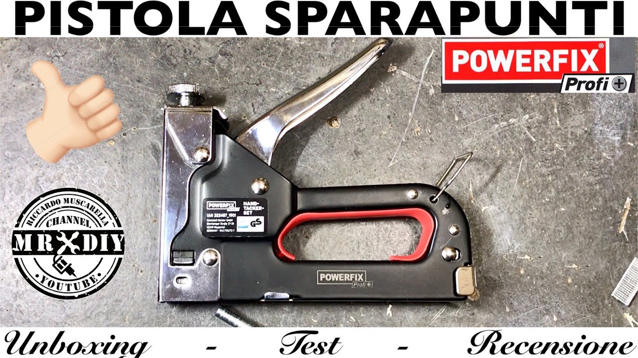FANTASTIC. Powerfix Lidl staple gun set. Manual stapler. parkside. 