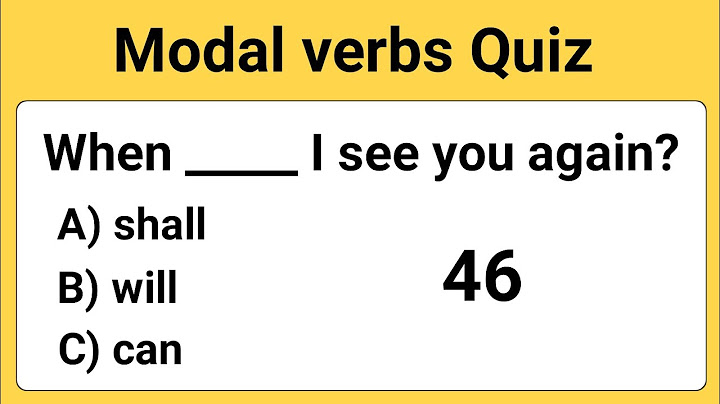 Modal Verbs Quiz। Grammar Quiz।10 English Quiz - Youtube