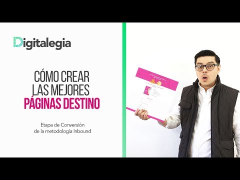 Video: Cómo Crear Una Página De Destino