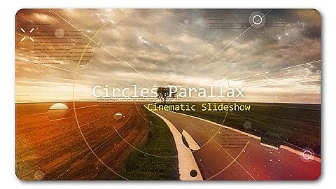 After Effects Template: Cirlce Parallax | Cinematic Slideshow