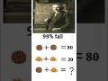 99% Will Fail This Pizza & French Fries Math Puzzle! 🍕🍟 (Part 7) #Shorts