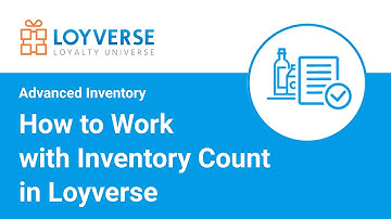 How to Work with Inventory Count in Loyverse