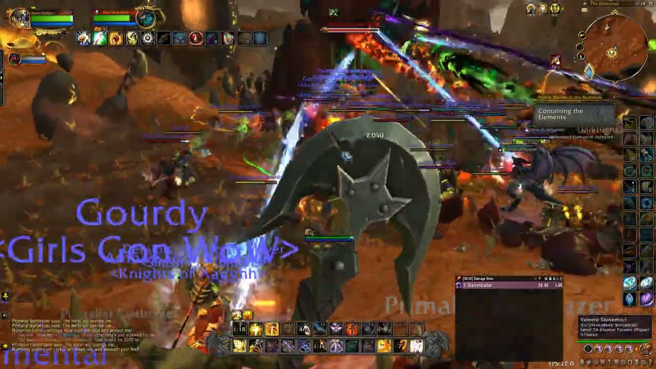 World Of Warcraft: Dragonflight Primal Elements Event, The Earth Elemental Fight (Ray Traced)