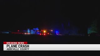 2 taken to hospital after plane crash in Abbeville Co.