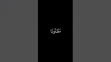 وَلا تَقرَبُوا الزِّنى || كروما قران كريم شاشة سوداء || ياسر الدوسري