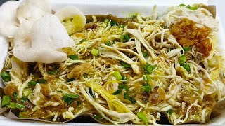 ENAK, BIKIN KENYANG & BIKIN KETAGIHAN. BUBUR AYAM DENGAN TOPPING AYAM SUWIR. Bubur Ayam Akbar