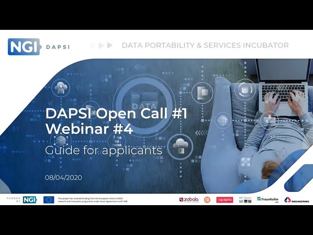 DAPSI Open Call #1 Webinar #4