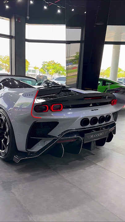 MANSORY Ferrari SF90 Spider exhaust sound flap