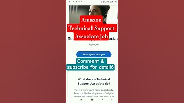 Amazon Technical support Jib| 12th grade, no technical, #workfromanywhere #remotejobs #amazonjob