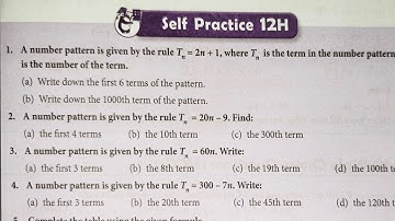 new learning composite maths class 6 self practice 12h | schand class6 ex12 h | algebra ex12h