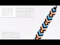 Arrow Pointed Dots V Macrame Friendship Bracelets | Easy Tutorial for Beginners