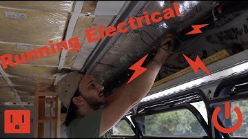 Bus conversion! Solar Part 2: Running electrical wire!