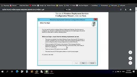 [Quản trị mạng phần 2] Lab 1.1 part 1 - Cài đặt và cấu hình Windows Deployment Services (WDS)
