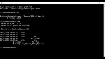 LAB 2: MS-DOS COMMAND (PART 4)