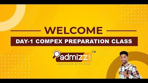 Day-1 | Maths | Free COMPEX Scholarship Class by Admizz | Nepalese Students