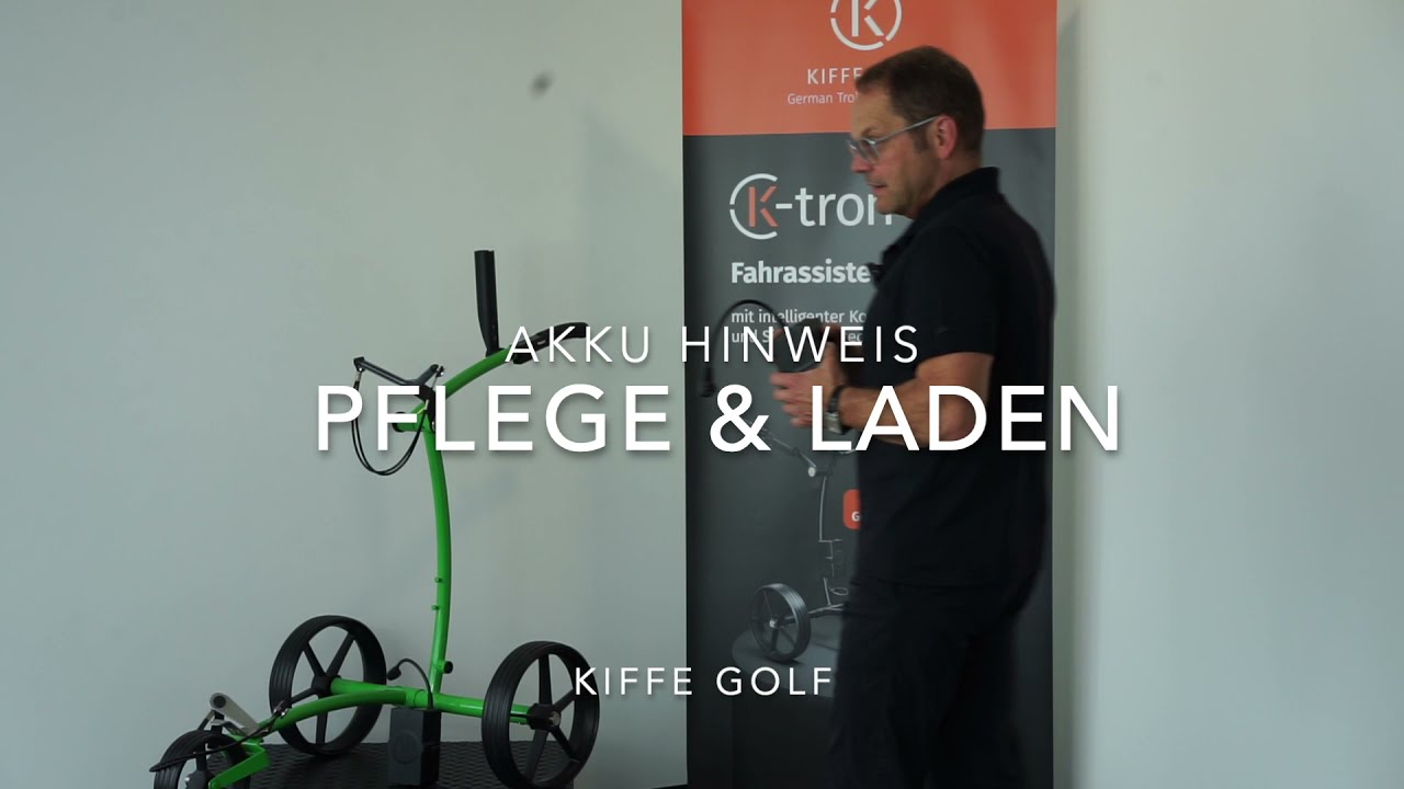 Akku - Pflege und Laden des Akkus für Ihren KIFFE Elekrotrolley.