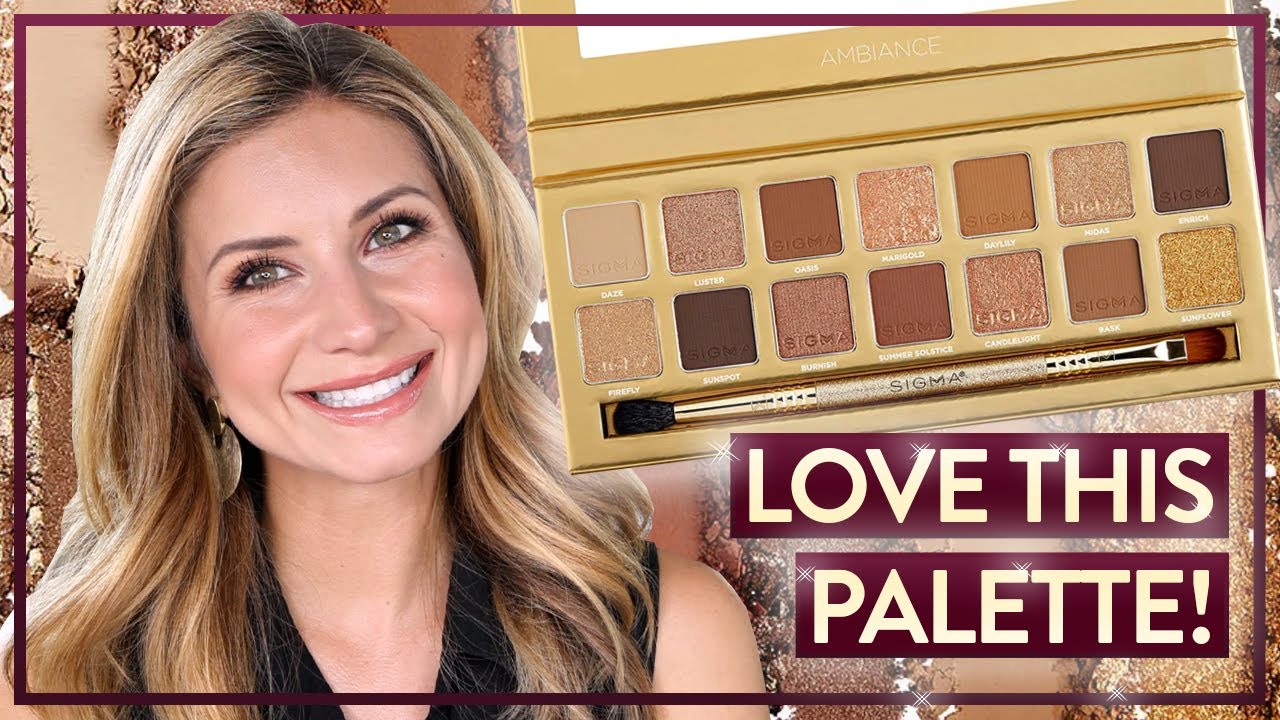 Neutral Glam using SIGMA's New Ambiance Palette