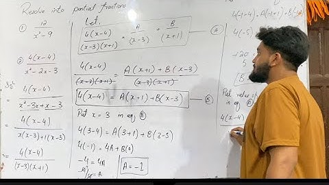 Q2| Exercise 21.1 | Maths Class 10th | Chapter 21 | Partial Fractions | PAH Academy 