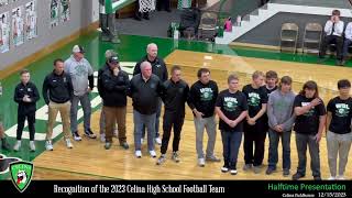 CHS Football, 12/15/2023 Halftime Recognition