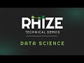 Data Science in Manufacturing with Rhize