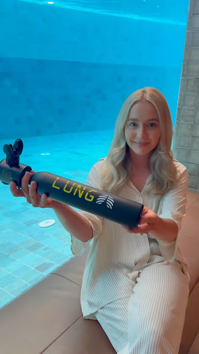 Finally, we can breathe underwater 🤿 #fyp #miniscubatank #lung #snorkelling #diving #summer #beach