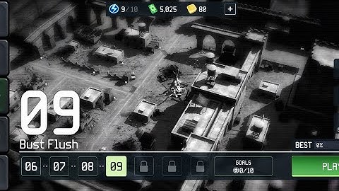 WAR DRONE: MILITARY BATTLE GAME LEVEL 9-Bust Flush