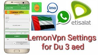 Lemon vpn ETISALAT Social Sattings screenshot 5