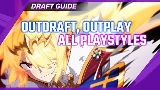 How to Draft ALL Play Styles, Tournament BO5 Draft Showcase | RTA Draft Guide #epicseven