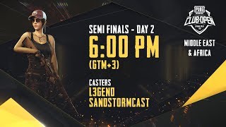 [Arabic] PMCO ME\&AF Semifinals Day 2 | Spring Split | PUBG MOBILE CLUB OPEN 2020
