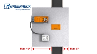 Greenheck  Fire Safety Damper Installation