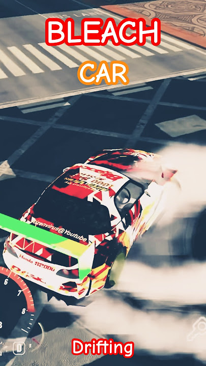 BLEACH car drifting            #bleach #anime #ichigo #car #drifting #donuts #carparkingmultiplayer