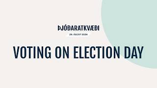 Voting on election day in a public referendum