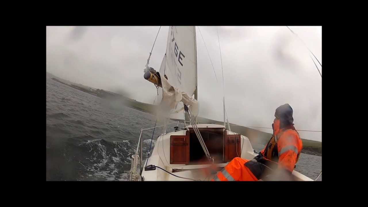 Hunter Europa 19 Sailing, Shetland