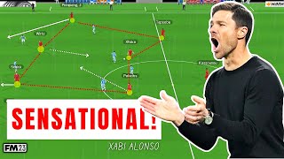 Xabi Alonso Created A BEAST Tactic | CENTRAL OVERLOADS! | FM23 TACTICS | FOOTBALL MANAGER 2023