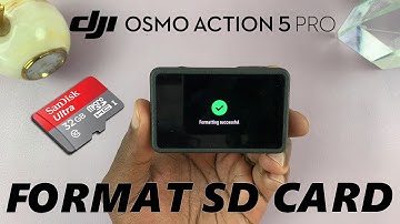 How To Format SD Card On DJI Osmo Action 5 Pro