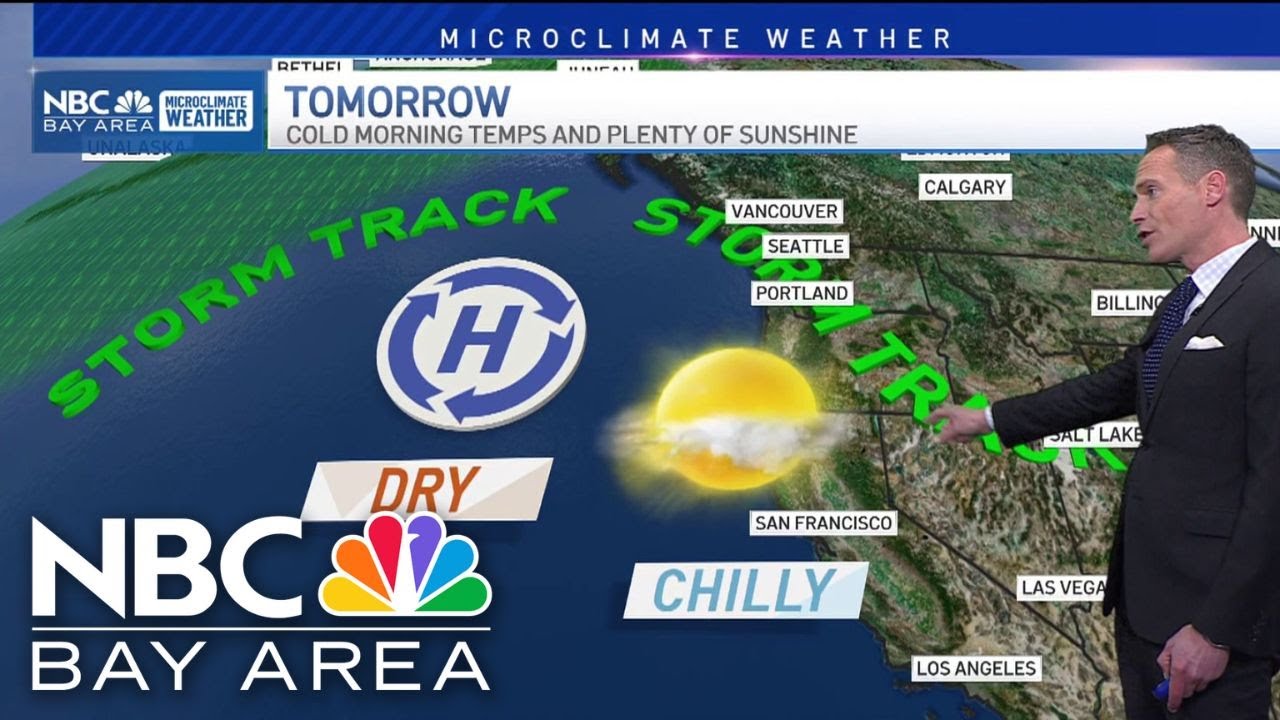 Bay Area forecast: Cold 30s and weekend rain update - YouTube