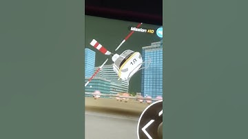 A floating helicopter (game is Helicopter Flight Pilot)