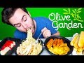 Olive Garden MUKBANG | Four Course Meal! Eating Show