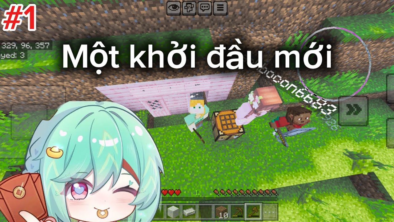 Sinh tồn Minecraft 1.21 | một khởi đầu mới , ngôi nhag đầu tiên #minecraft 