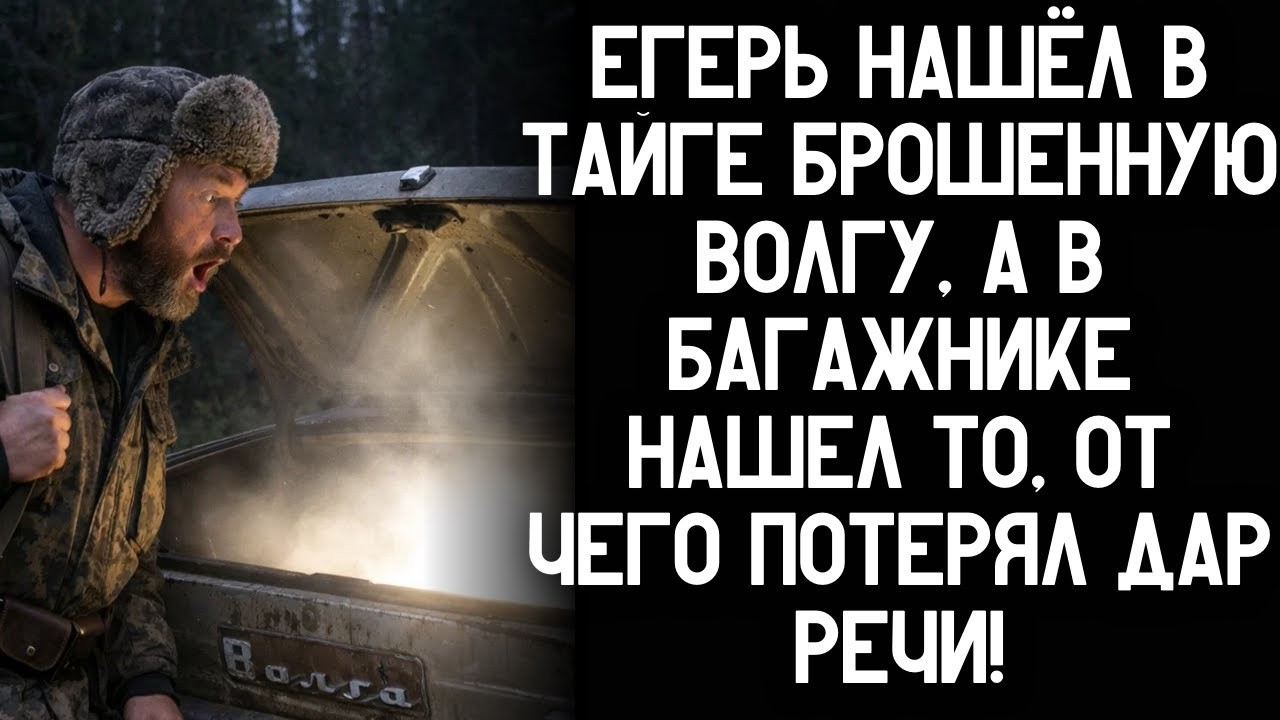 Охотник нашёл в тайге брошенную «Волгу», а в багажнике — то, от чего потерял дар речи