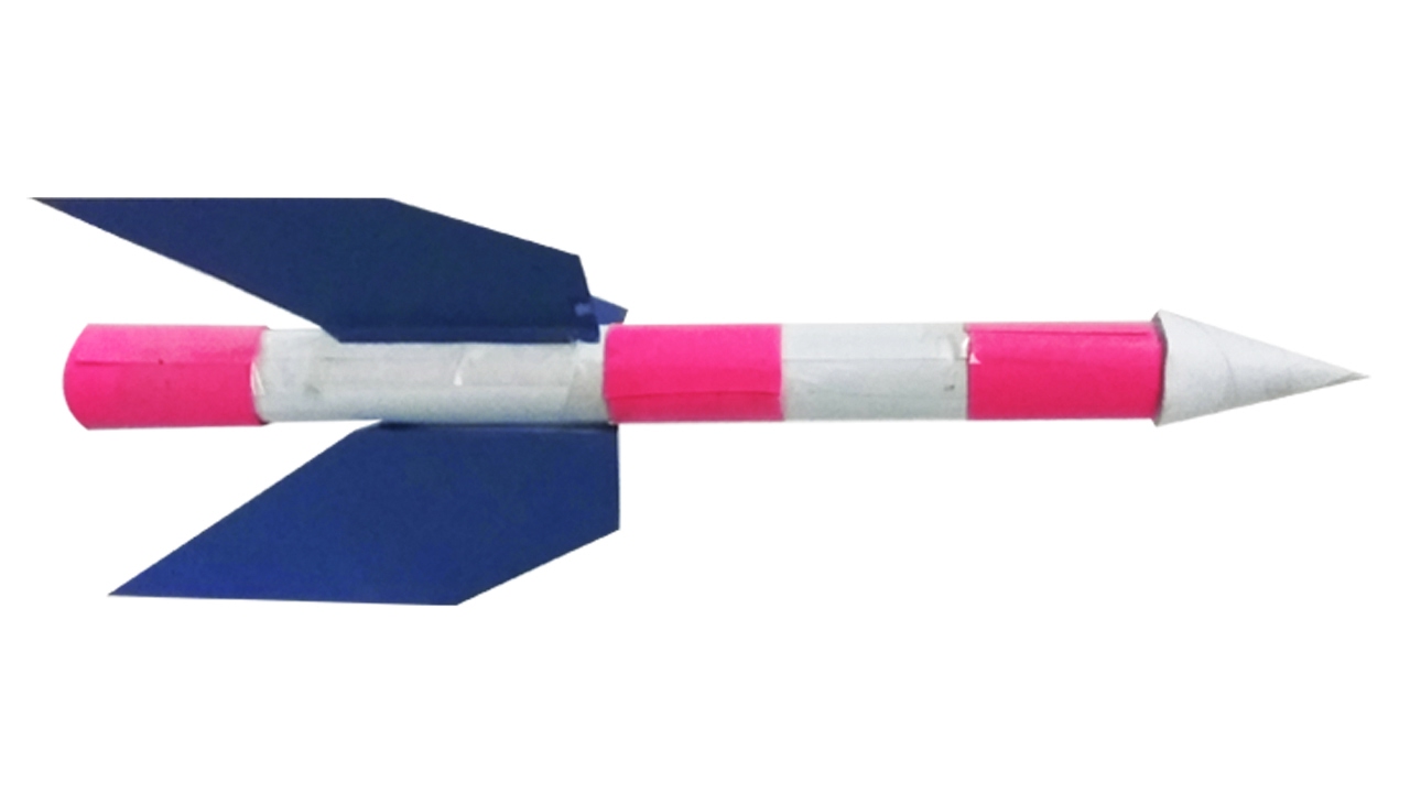 How To Make An Easy Paper Roll Toy Rocket Diy Crafts Tutorial Youtube