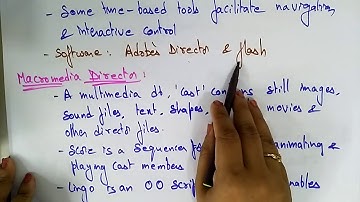 Multimedia Authoring Tools | Part-2/2 | CG | Computer Graphics | Lec-60 | Bhanu Priya