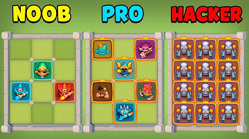 NOOB vs PRO vs HACKER - Rush Royale