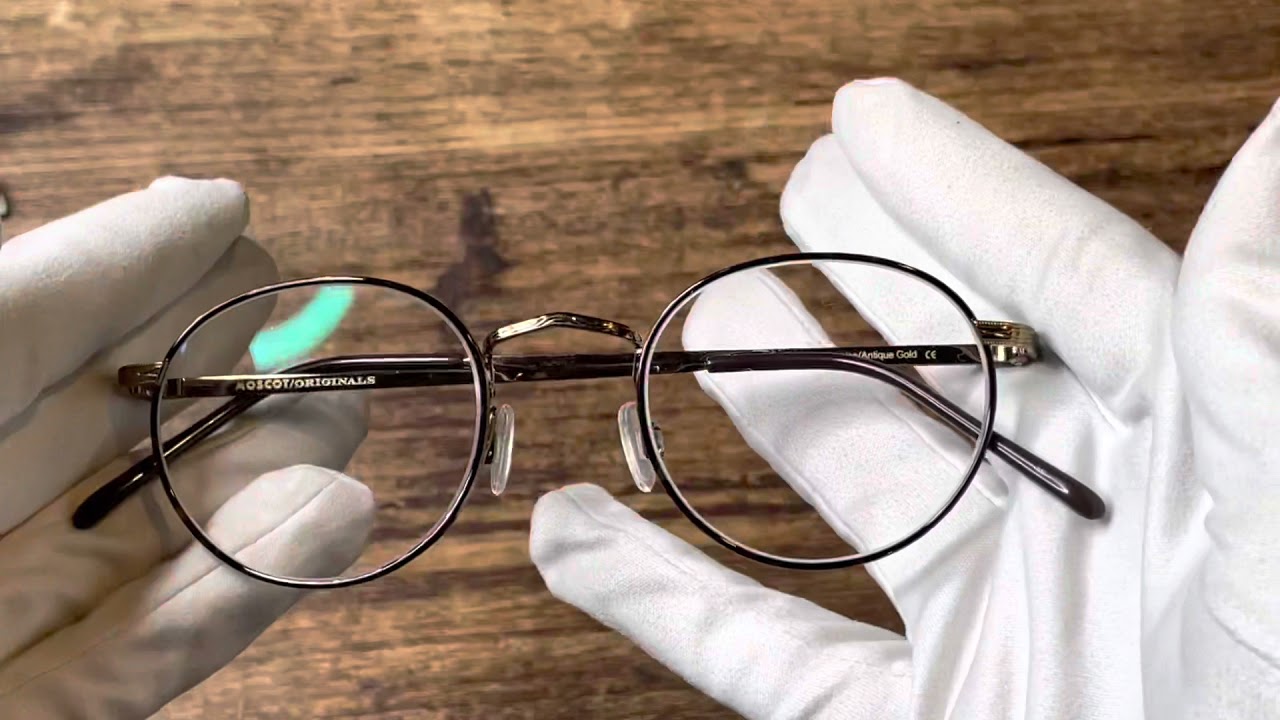 MOSCOT DOV COL.Tortoise/Antique Gold - YouTube