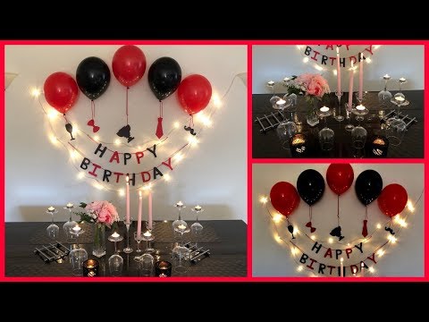 birthday decoration for hubby