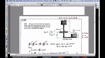 5:2 Fluid Dynamics - Bernoulli Equation, Conservation of Mass, Worked Examples