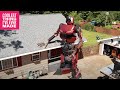 Man builds 24ft robot in driveway  coolest thing ive ever made ep 18